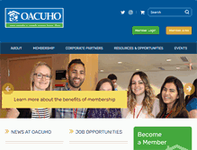 Tablet Screenshot of oacuho.com